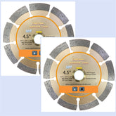 4.5 inch segmented diamond blade for cutting concrete, brick, block, and masonry – Supreme Diamond Tools
