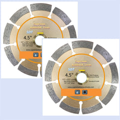 4.5 inch segmented diamond blade for cutting concrete, brick, block, and masonry – Supreme Diamond Tools