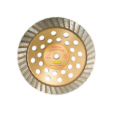 High Diamond Concentration Turbo Cup Wheel for Stone, Granite & Marble Grinding