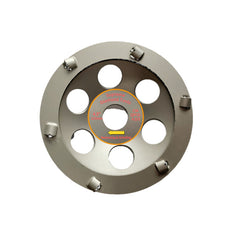 4.5 Inch PCD Cup Wheel with 1/4 pcs PCD chips for epoxy, paint, and adhesive removal – Supreme Diamond Tools