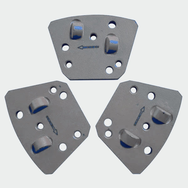 Close-up of PCD trapezoid diamond grinding disc for glue, mastics, and coatings