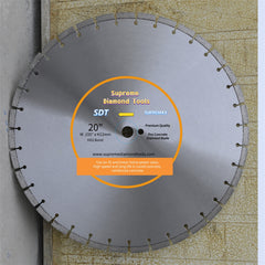 Supreme Pro Concrete Premium Grade diamond blade for walk-behind saws up to 35 HP with 12mm segments