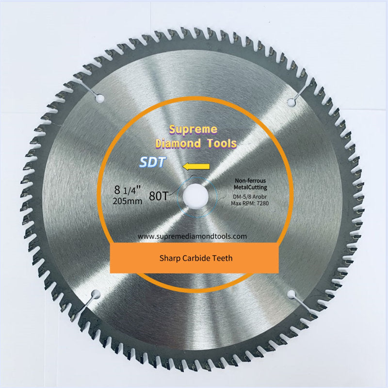 TCT Non-Ferrous Metal Cutting Circular Saw Blade For Aluminum, Brass, Copper