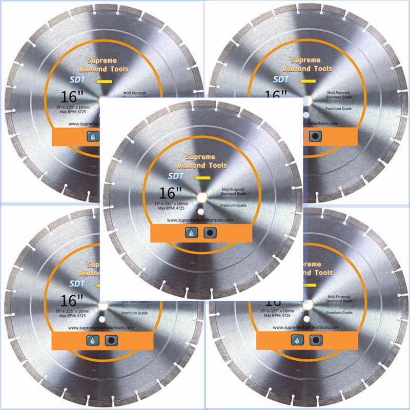 Standard Grade General Purpose High Speed Diamond Saw Blades(12-16 Inch)