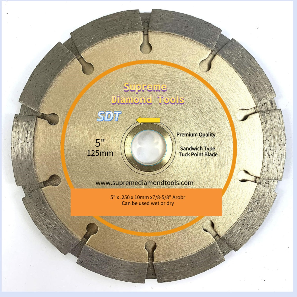 Tuck Pointing Diamond Blades Dry or Wet Cutting for Mortar and Concrete