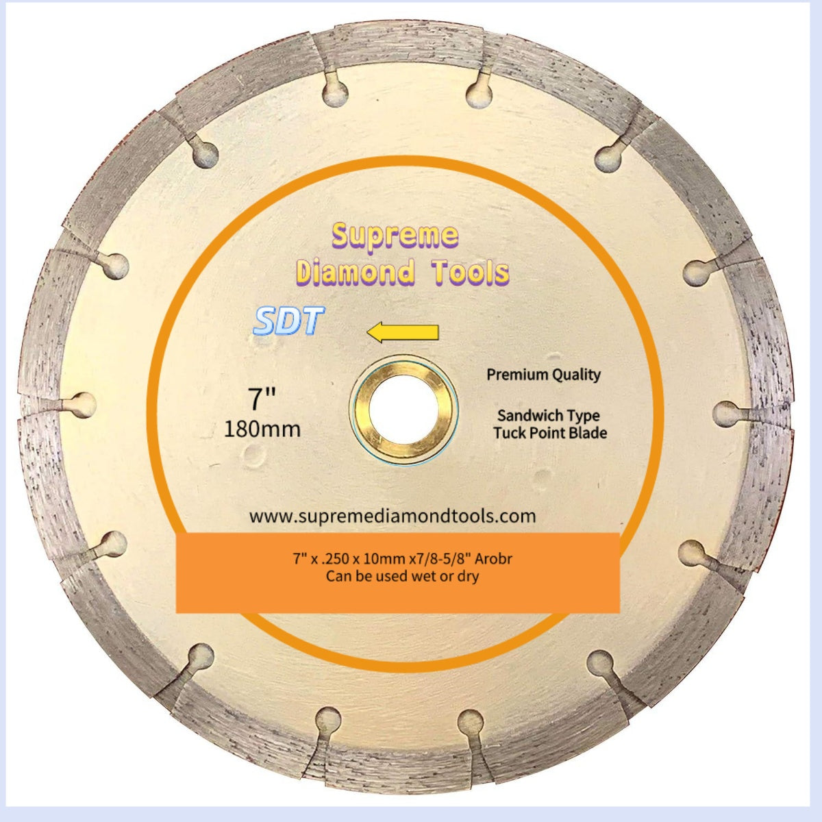 Tuck Pointing Diamond Blades Dry or Wet Cutting for Mortar and Concrete