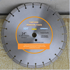 Supreme Diamond Pro Concrete Saw Blades (Premium Grade) for 13-35hp Saws