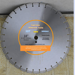Supreme Diamond Pro Concrete Saw Blades (Premium Grade) for 13-35hp Saws